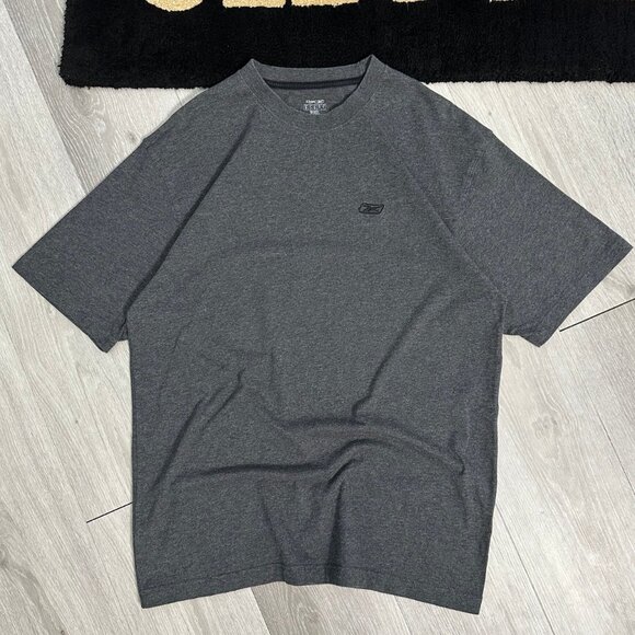 Vintage RBK Reebok Embroidered Small Logo Men's Gray T-Shirt - Size XL - Picture 1 of 6